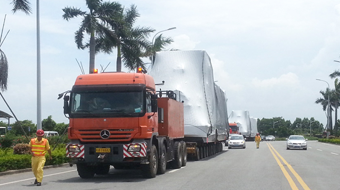 155噸大型發電機組運輸服務
